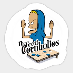 The Great Cornholio's Sticker